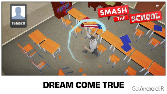دانلود Smash the School - Stress Fix! v1.3.18 - بازی مدرسه را خراب کن اندروید + نسخه مود