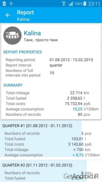 دانلود برنامه Fuel Manager Pro اندروید