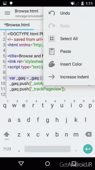 دانلود برنامه QuickEdit Text Editor Pro اندروید