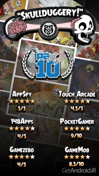 دانلود Skullduggery 1.0 – بازی اکشن فرار جمجمه اندروید