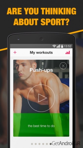 دانلود My Coach PRO – Workout Fitness 4.01 برنامه تمرین تناسب اندام اندروید