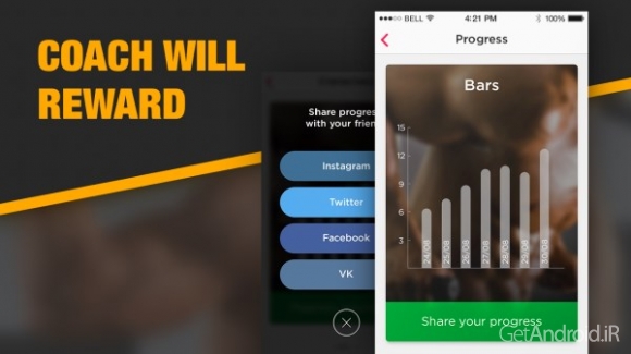دانلود My Coach PRO – Workout Fitness 4.01 برنامه تمرین تناسب اندام اندروید