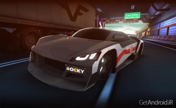 دانلود Fast Outlaw: Asphalt Surfers 1.837 - بازی اتومبیلرانی قانون شکنی سریع اندروید + مود