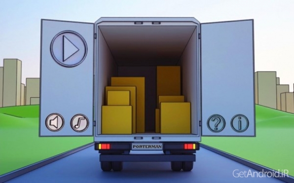 دانلود Porter-man 1.0.3 - بازی فکری مرد باربر برای اندروید
