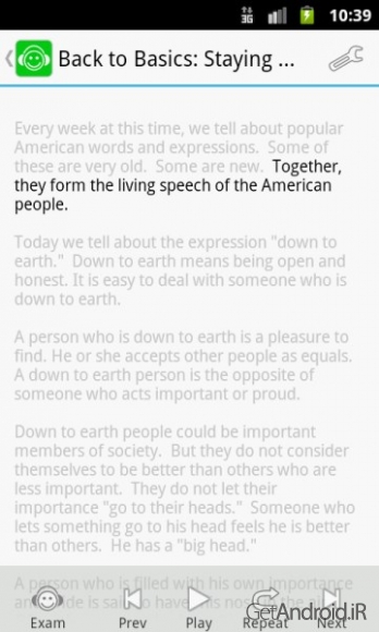 دانلود Learn English Listening Pro 2.12 برنامه آموزش زبان انگلیسی اندروید