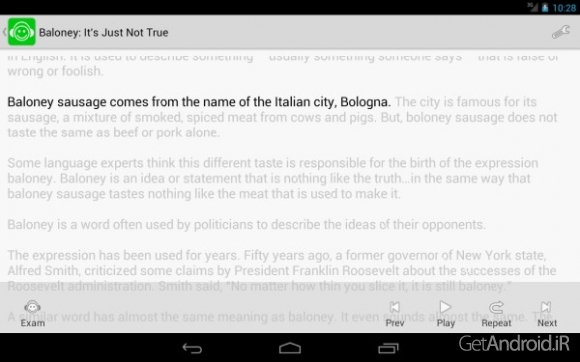 دانلود Learn English Listening Pro 2.12 برنامه آموزش زبان انگلیسی اندروید
