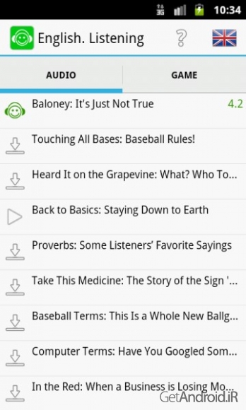 دانلود Learn English Listening Pro 2.12 برنامه آموزش زبان انگلیسی اندروید
