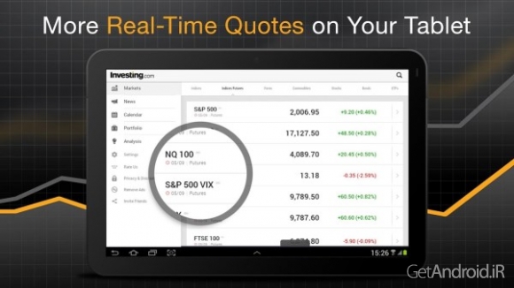 دانلود برنامه Stocks اندروید