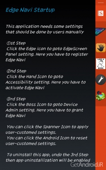دانلود Edge Navigation Pro 3.2.0 برنامه شخصی سازی گلکسی نوت اج اندروید