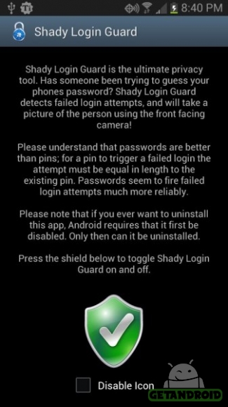 دانلود Shady Login Guard v3.0 نرم افزار قفل امنیتی برای اندروید