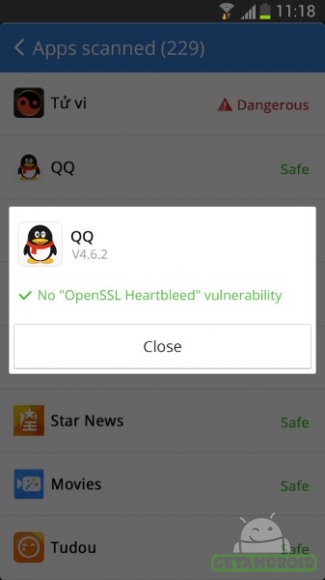 دانلود Heartbleed Scanner 1.1.1 آنتی ویروس خونریزی قلبی اندروید