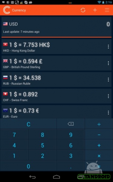 دانلود Simple Currency Converter Premium 1.3.1 برنامه تبدیل نرخ ارز به یکدیگر اندروید