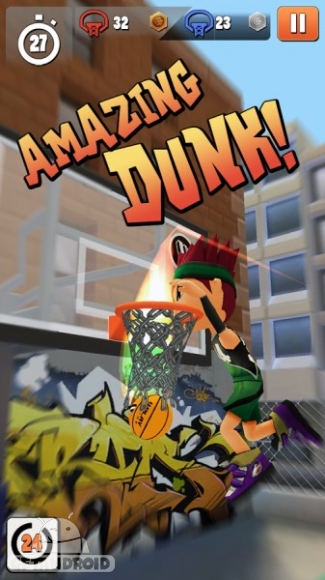 دانلود Swipe Basketball 2 v1.1.7 - بازی سوایپ بسکتبال اندروید + دیتا