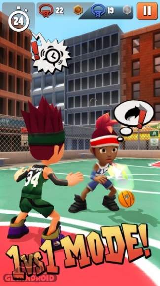 دانلود Swipe Basketball 2 v1.1.7 - بازی سوایپ بسکتبال اندروید + دیتا