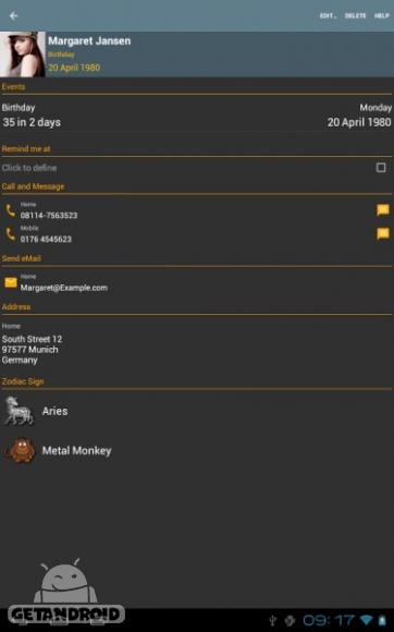 دانلود Birthdays 2017-03-07.53 نرم افزار یادآوری تاریخ تولد اندروید