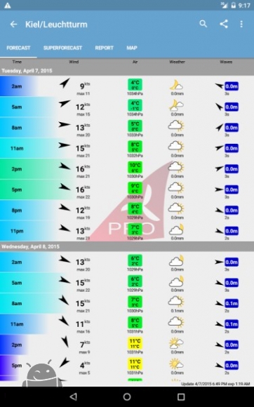 دانلود برنامه Windfinder Pro اندروید