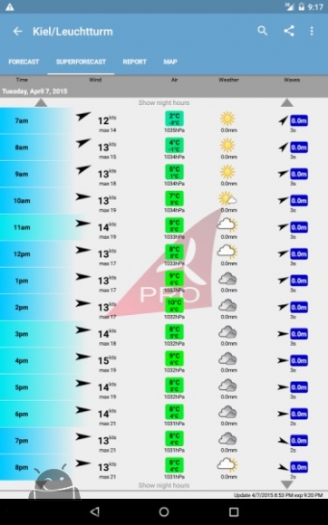 دانلود برنامه Windfinder Pro اندروید