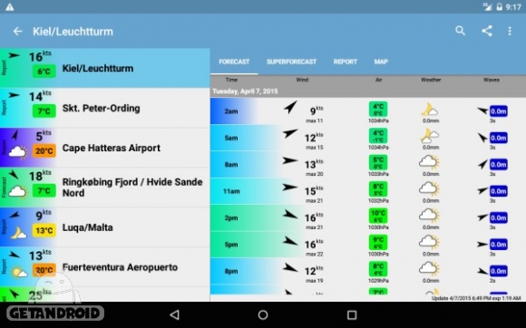 دانلود برنامه Windfinder Pro اندروید