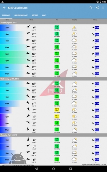 دانلود برنامه Windfinder Pro اندروید
