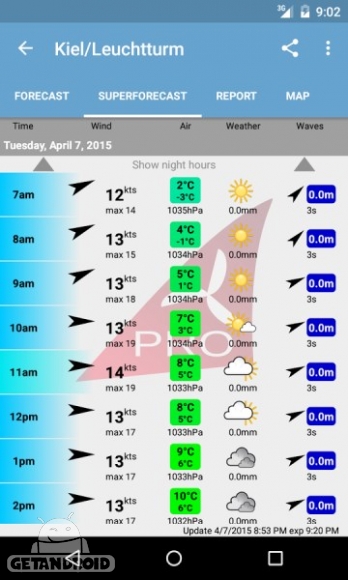 دانلود برنامه Windfinder Pro اندروید