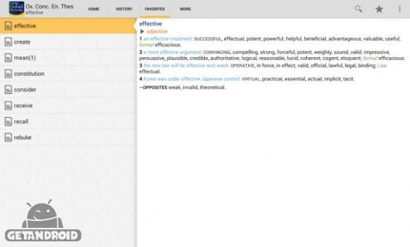 دانلود بازی Concise Oxford Thesaurus اندروید