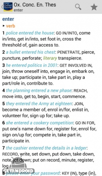 دانلود بازی Concise Oxford Thesaurus اندروید