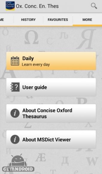 دانلود بازی Concise Oxford Thesaurus اندروید
