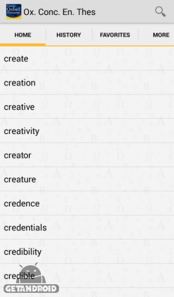 دانلود بازی Concise Oxford Thesaurus اندروید