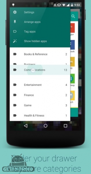 دانلود App Swap  Drawer _ T9 Search Premium v1.2.0.610 دسترسی سریع به برنامه های اندروید