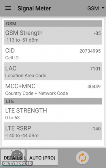 دانلود برنامه Network Signal Strength اندروید