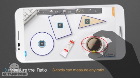 دانلود S-Tools -Super tools- 1.7 برنامه اندازه گیری طول، نسبت و زاویه اندروید