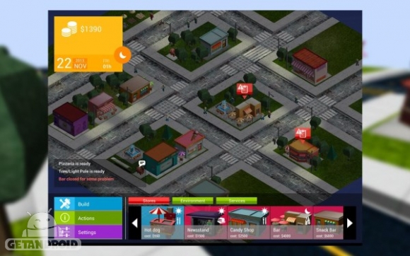 دانلود Commanager HD - Cities 1.2.0 - بازی ساخت و مدیریت شهر تجاری اندروید + مود