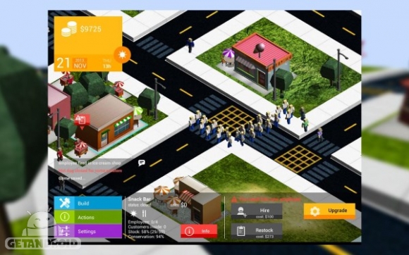 دانلود Commanager HD - Cities 1.2.0 - بازی ساخت و مدیریت شهر تجاری اندروید + مود
