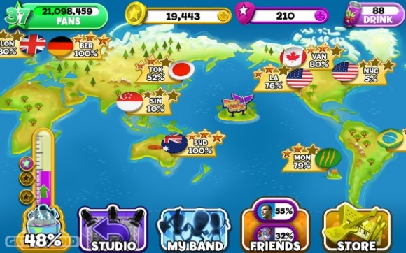 دانلود باند استارز Band Stars 1.8.2 – بازی موزیکال گروه ستاره اندروید + دیتا