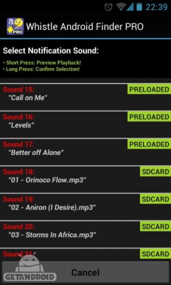 دانلود Whistle Android Finder PRO 5.6 نرم افزار پيدا كردن گوشي با سوت زدن اندروید