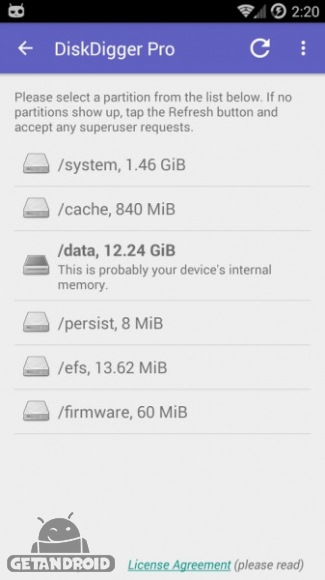 برنامه DiskDigger Pro