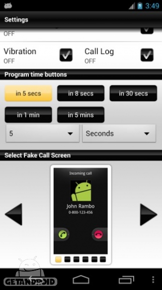 دانلود Fake Me A Call Pro v1.7.1 - برنامه ایجاد تماس جعلی برای اندروید