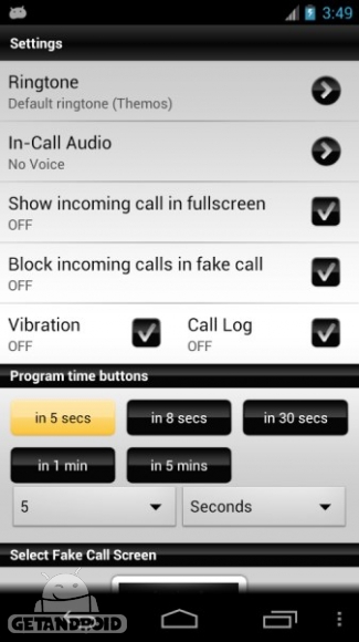 دانلود Fake Me A Call Pro v1.7.1 - برنامه ایجاد تماس جعلی برای اندروید