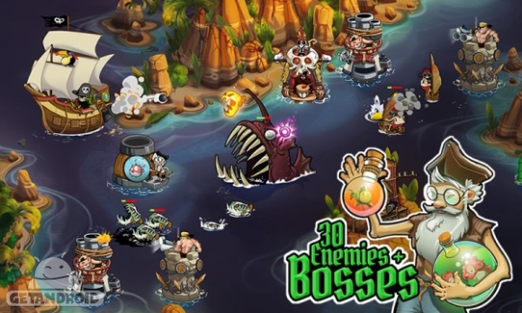 دانلود Pirate Legends TD 1.3.15 – بازی استراتژیکی افسانه دزد دریایی اندروید + دیتا