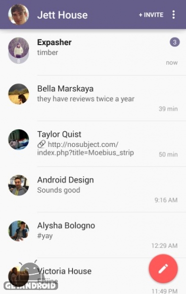 دانلود دشر مسنجر Dasher Messenger 2.0.2 - مسنجر رایگان اندروید