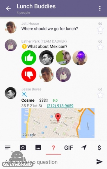 دانلود دشر مسنجر Dasher Messenger 2.0.2 - مسنجر رایگان اندروید