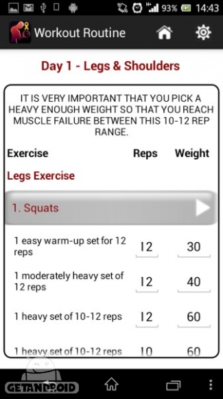 دانلود Dumbbell Muscle Workout Plan Pro 2.1 تمرینات با دمبل در منزل اندروید