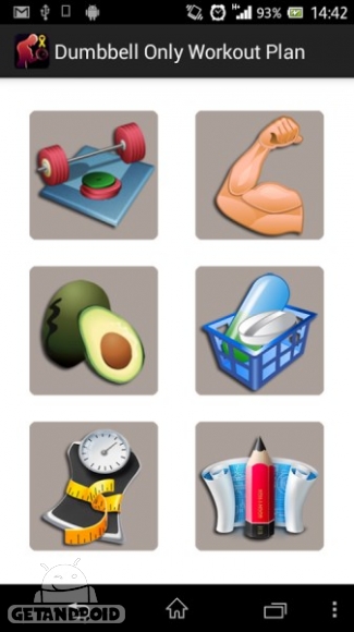 دانلود Dumbbell Muscle Workout Plan Pro 2.1 تمرینات با دمبل در منزل اندروید