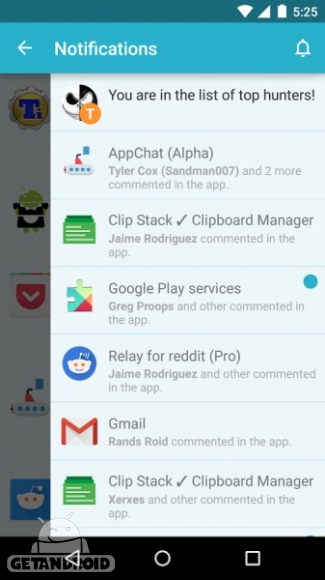 نرم افزار  AppHunt – discover new apps 3.2.2 دانلود برنامه های جدید اندروید
