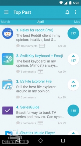نرم افزار  AppHunt – discover new apps 3.2.2 دانلود برنامه های جدید اندروید