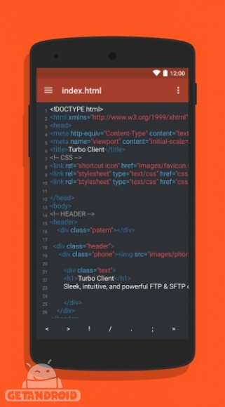 دانلود Turbo FTP client & SFTP client Pro 3.6 کلاینت اف تی پی اندروید