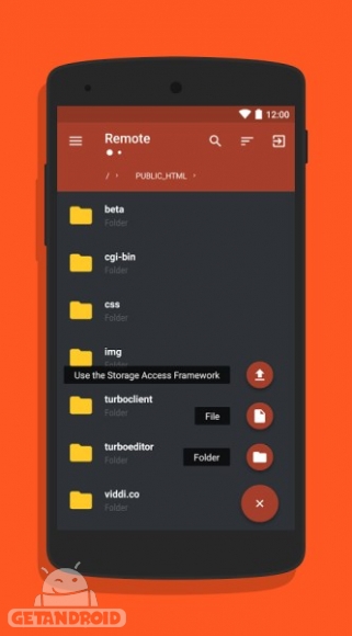 دانلود Turbo FTP client & SFTP client Pro 3.6 کلاینت اف تی پی اندروید