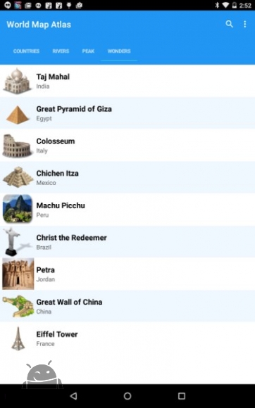 دانلود world atlas 2015 Premium 2.9.4 برنامه اطلس جغرافیایی کامل جهان اندروید