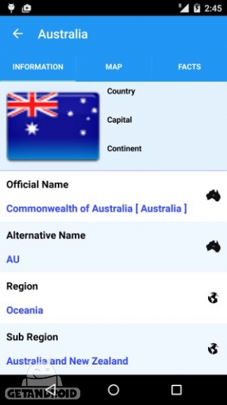 دانلود world atlas 2015 Premium 2.9.4 برنامه اطلس جغرافیایی کامل جهان اندروید