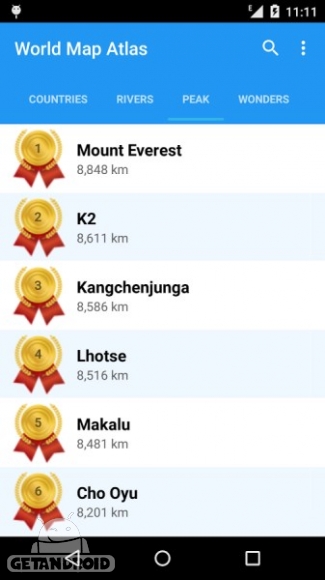 دانلود world atlas 2015 Premium 2.9.4 برنامه اطلس جغرافیایی کامل جهان اندروید